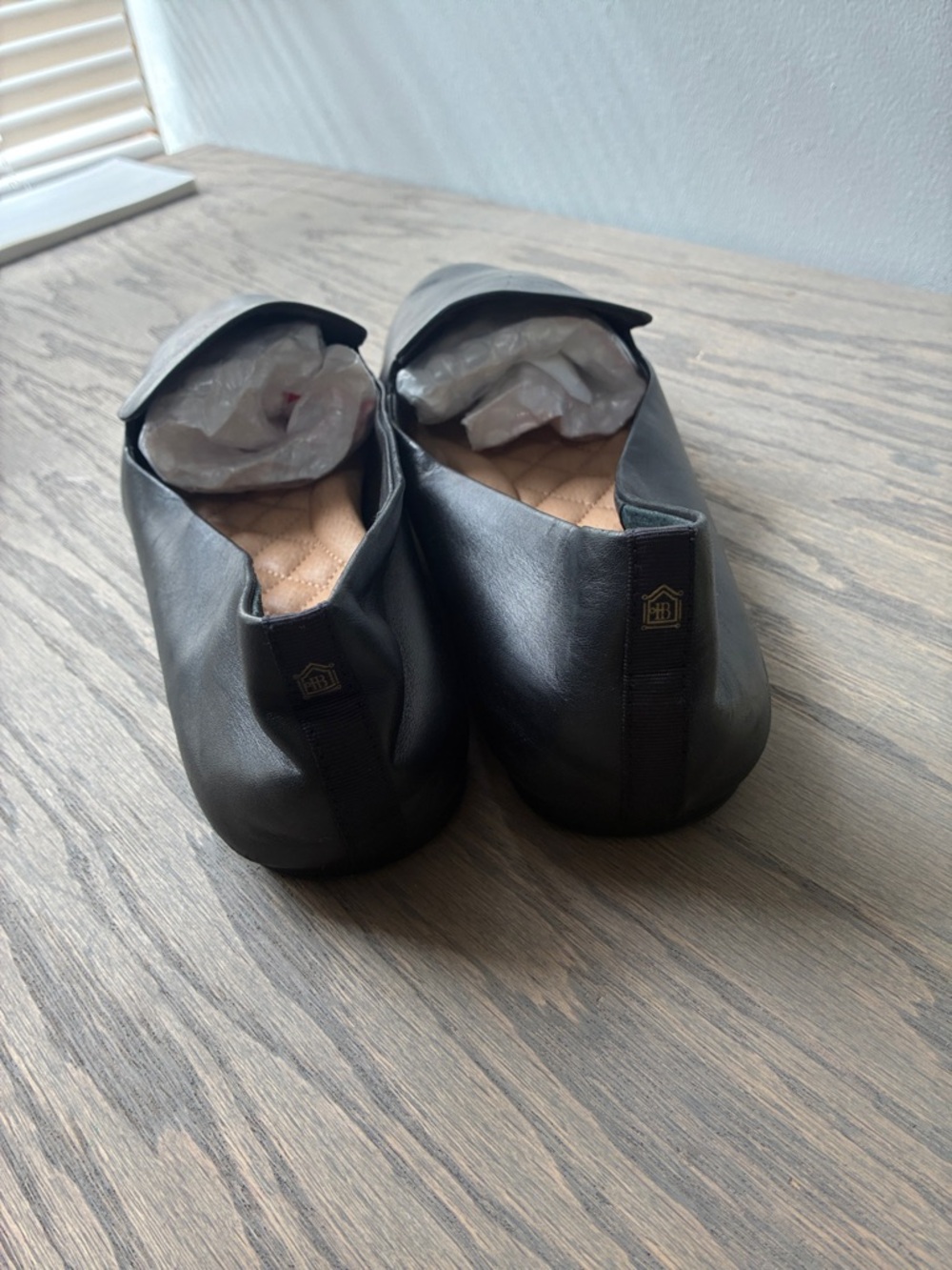 Birdies The Starling Black Leather Loafers Classic Minimalist size 12 - Picture 5 of 9